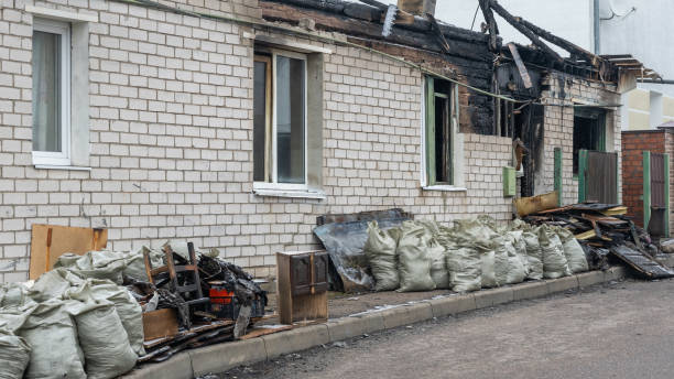 Professional Soot Cleanup technician working in Middleburg, VA